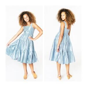 Jeune Otte Birkin Dress Girls Gingham Size 14